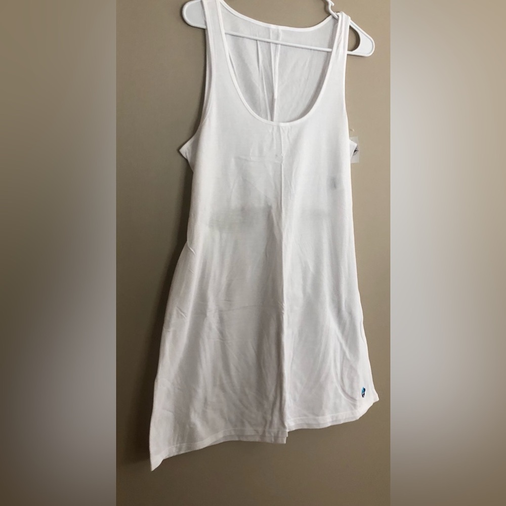 NWT  DISNEY White Sleeveless Knit Dress w/ MINNIE MOUSE in Sunglasses  SZ M $40